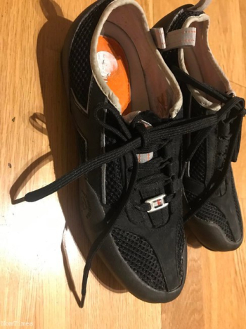 Tomy Hilfiger Women's Black Trainers Size 4 (Eur 37)