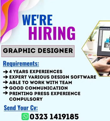 Graphic Designer Required Near GC University