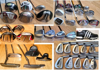 R.H Mens Irons, Putters,Drivers Golf Clubs. Ping ,Cleveland....