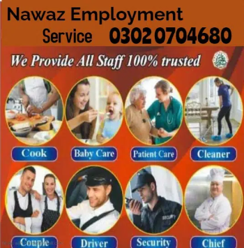 Babby sitter / driver/ Maid /Patient Care/ COOK/ office boy/ Nanny