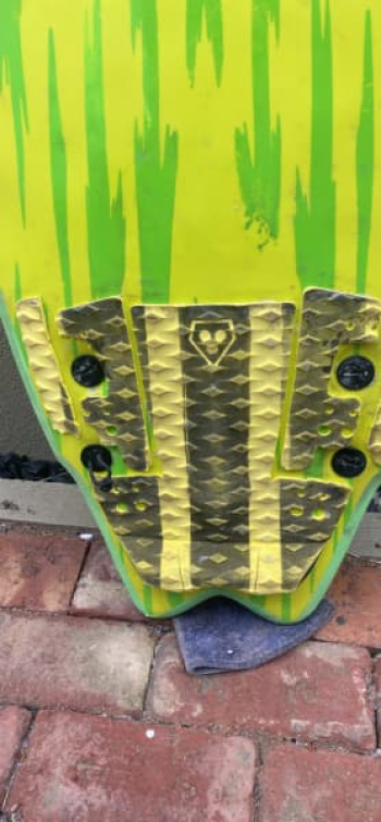 Softech twin fin surfboard