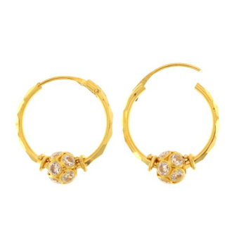 22ct Gold Hoop Earrings