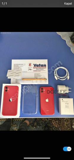 55 DAYS IPHONE 11 64 GB RED PURCHASED FROM VATAN 
