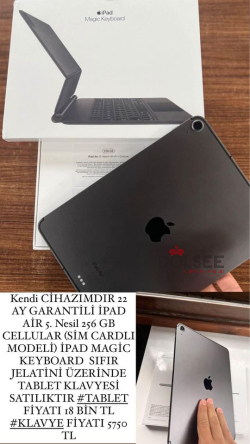 İPAD AİR 5th GEN 256 GB WİFİ CELLULAR