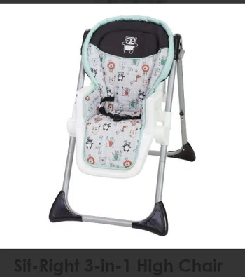 Baby Trend High Chair with three positions for Sale