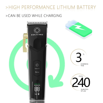 Kulilang Madeshow R77F Hair Clipper with Replacement Blade Hair Trimmer for Men 