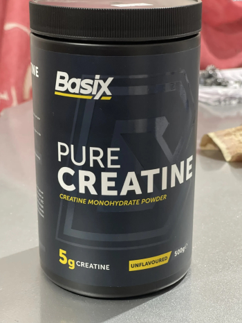 بيسيكس كرياتين نقي 100 حصة غير منكهة 500 جرام