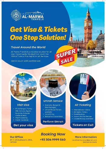 visa & tickets lowest rate available