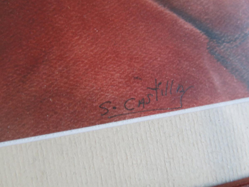 (2) two framed Inuit art pieces