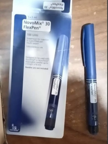 علبة قلم انسولين 5 اقلام ب 500 جنية