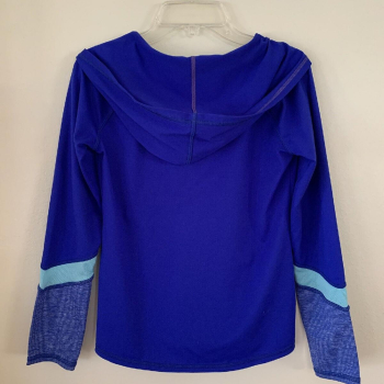 Girls Hoodie Jacket Size M 10/12 XERSION Polyester Spandex Purple Teal Colors