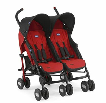 Chicco stroller twin Red color Good use