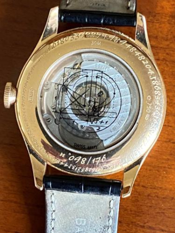 baume mercier classima limited edition wristwatch jumping hour black face in Santa Ynez, California