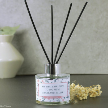 Personalised Floral Reed Diffuser