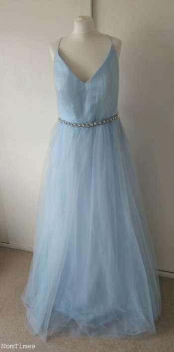 New. Blue Tulle Prom/ballgown, Size 20/22