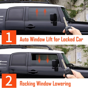 2007-2022 For Toyota FJ Cruiser Window Glass Intelligent Automatic Lifter plus OBD Door Lock Accessories